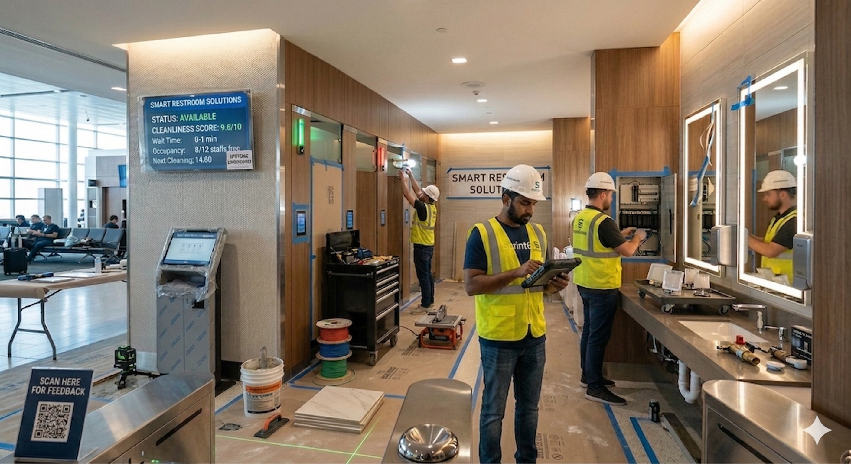 Restroom remodelling